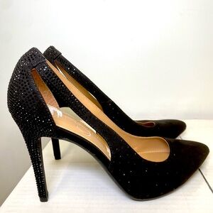 Jessica Simpson Black Studded Heels